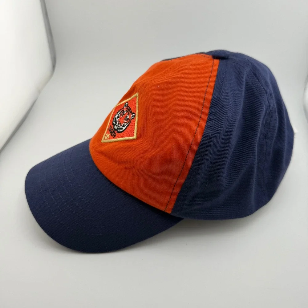 Kids Cub Scouts Tiger Embroidered‎ Baseball Cap Blue Orange Adjustable Youth